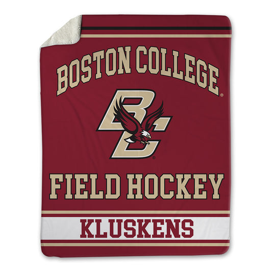 Boston College - NCAA Women's Field Hockey : Eva Kluskens - Blanket-0