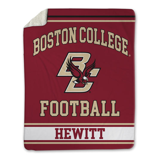 Boston College - NCAA Football : Jon Hewitt - Blanket-0