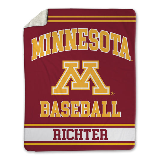 Minnesota - NCAA Baseball : Easton Richter - Blanket-0