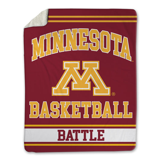 Minnesota - NCAA Women's Basketball : Amaya Battle - Blanket-0