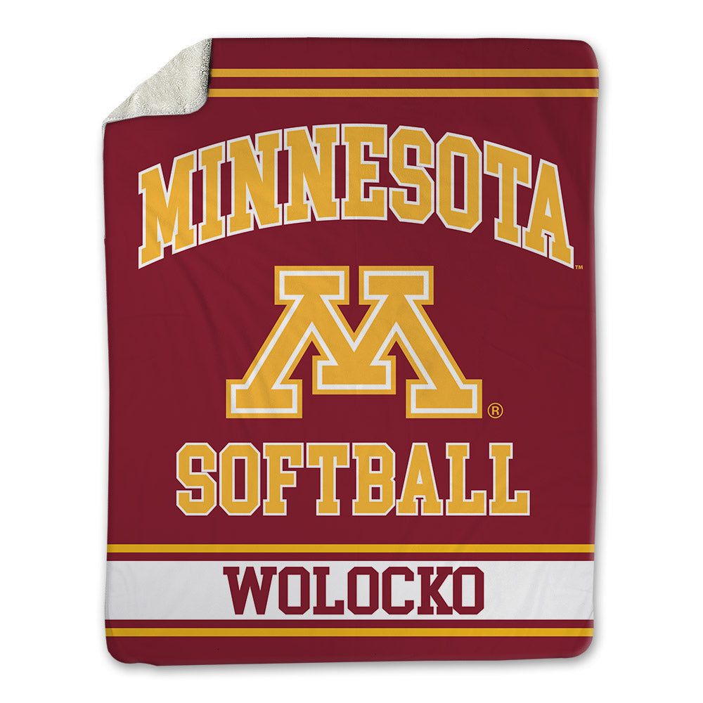 Minnesota - NCAA Softball : Tara Wolocko - Blanket-0