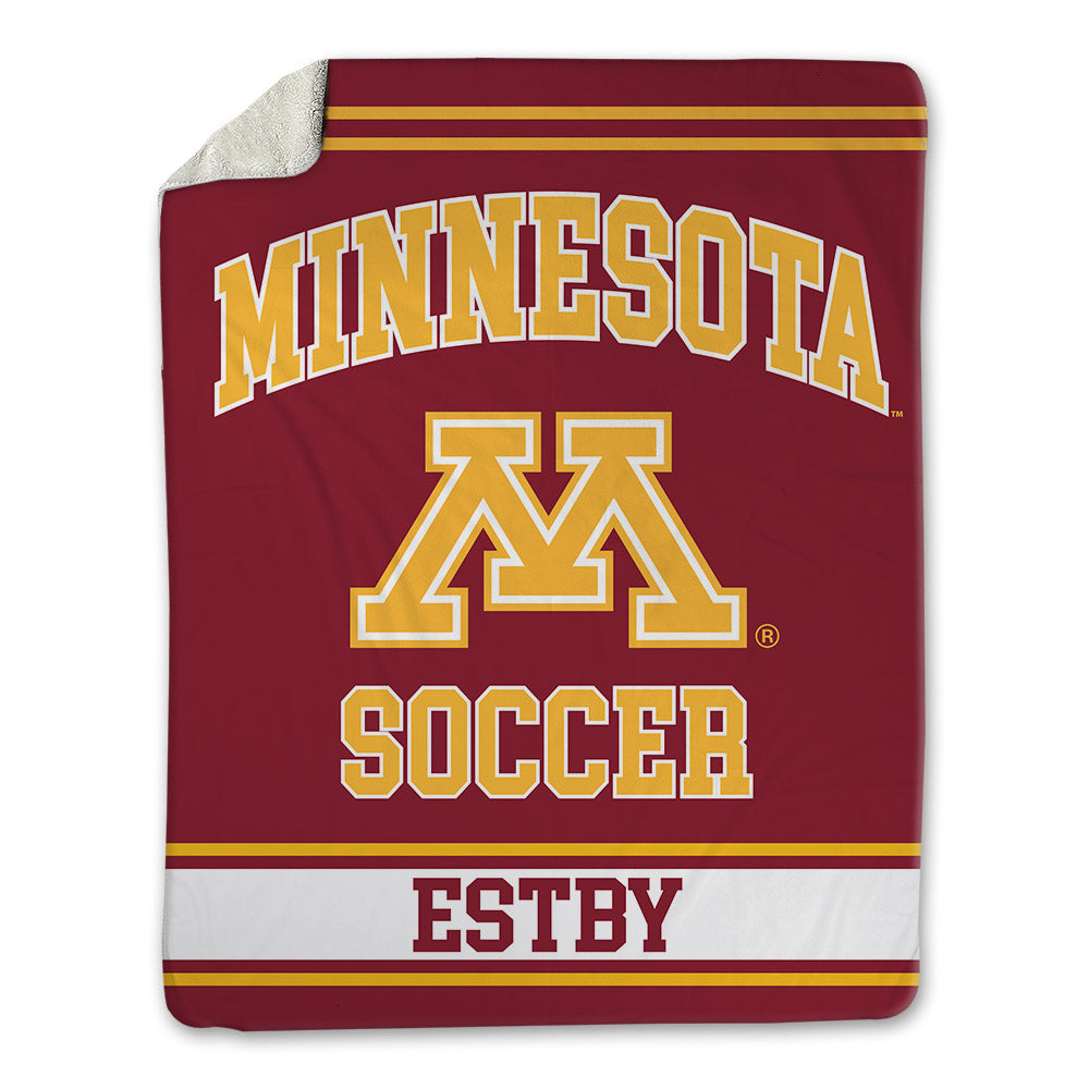 Minnesota - NCAA Women's Soccer : Grace Estby - Blanket-0