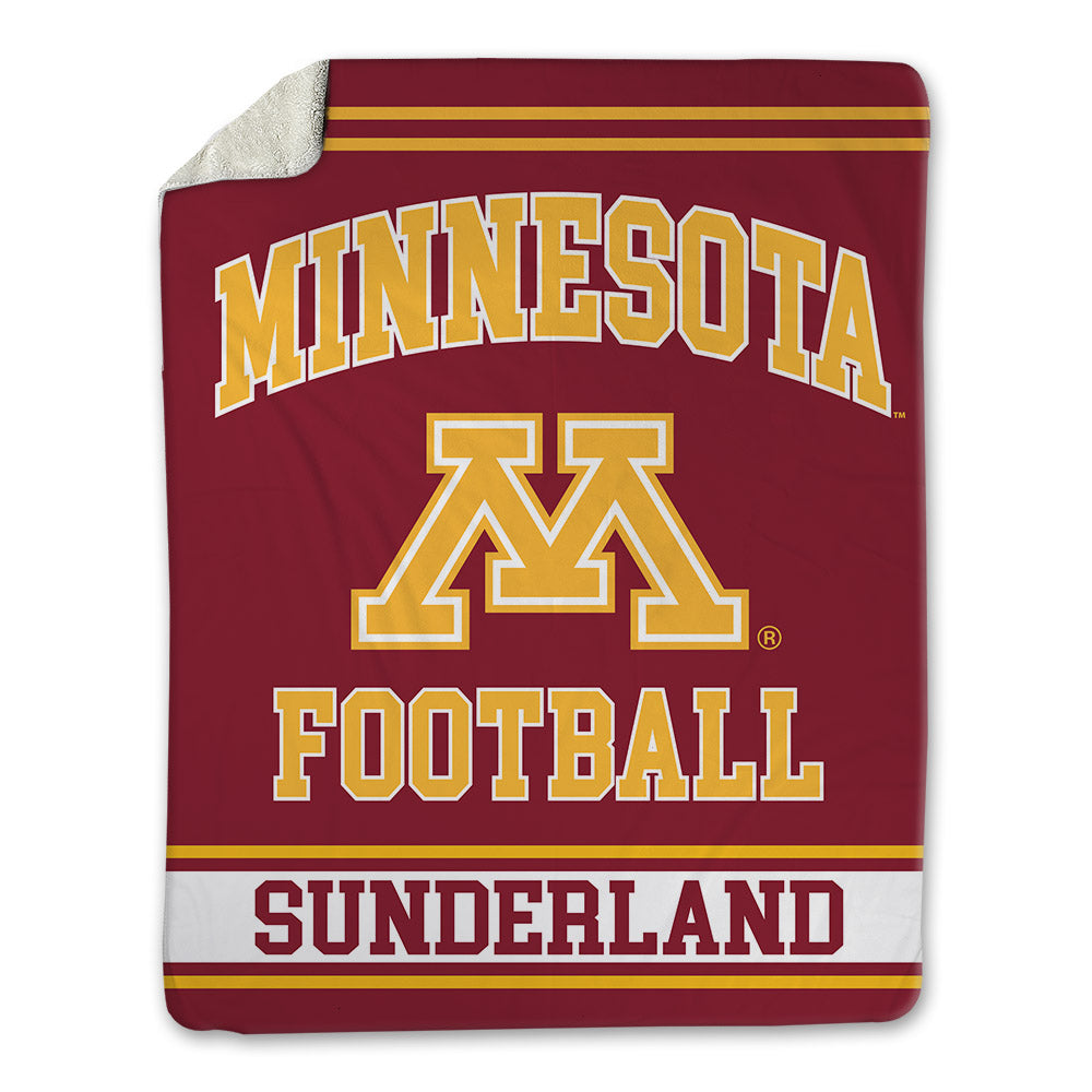 Minnesota - NCAA Football : Beckham Sunderland - Blanket-0