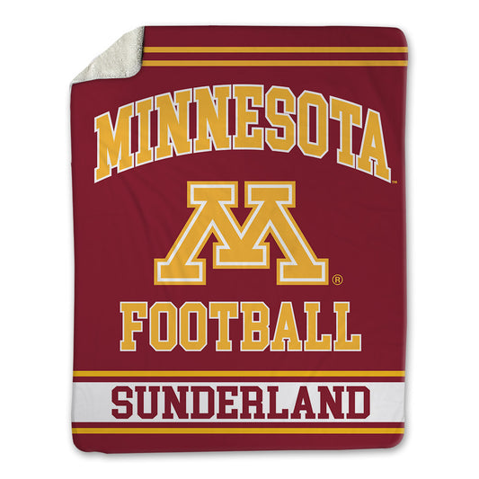 Minnesota - NCAA Football : Beckham Sunderland - Blanket-0
