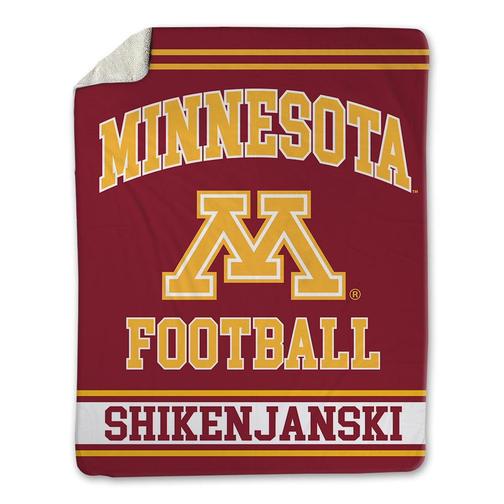 Minnesota - NCAA Football : Max Shikenjanski - Blanket-0