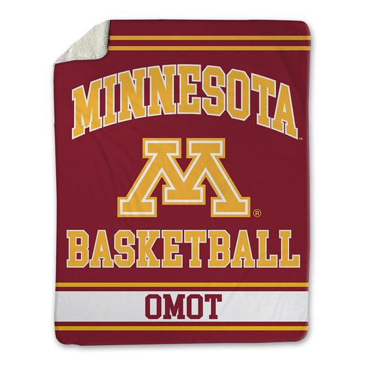 Minnesota - NCAA Men's Basketball : Bj Omot - Blanket-0