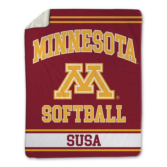 Minnesota - NCAA Softball : Natalie Susa - Blanket-0