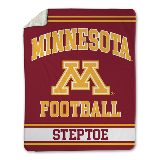 Minnesota - NCAA Football : Zion Steptoe - Blanket-0