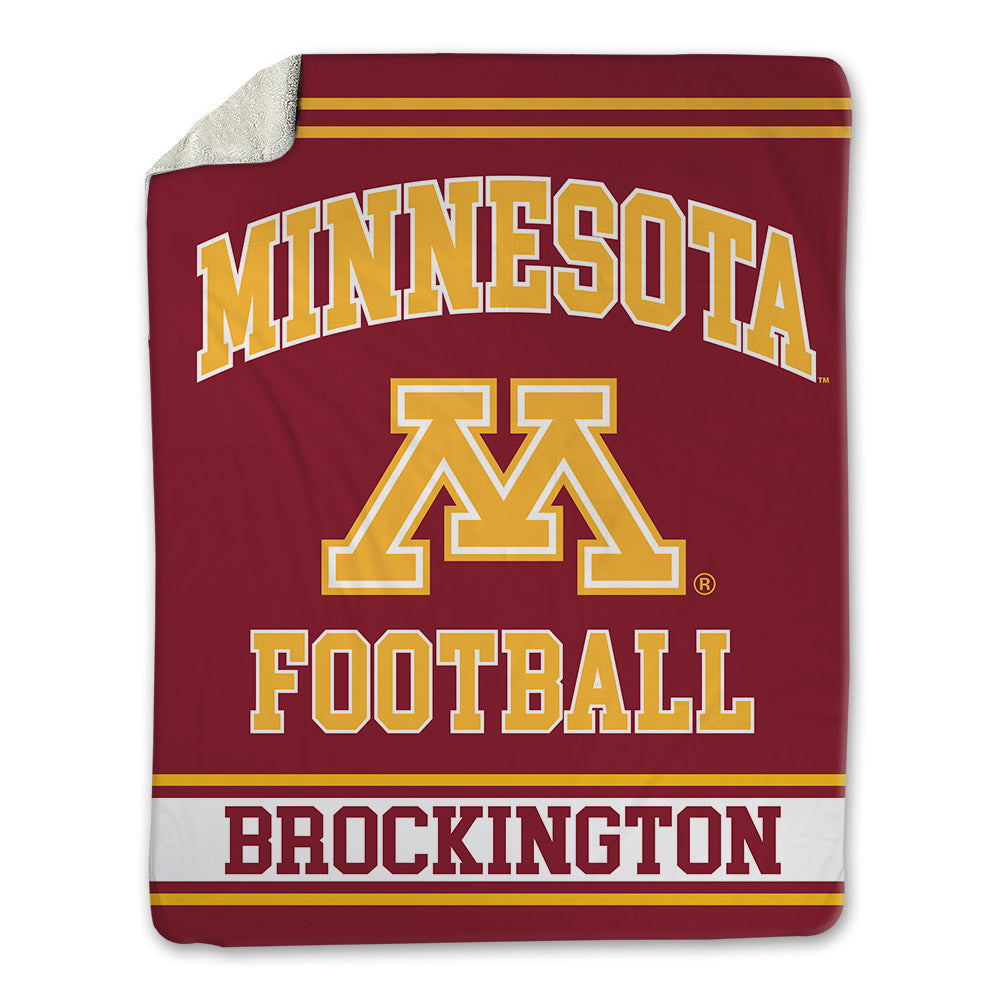 Minnesota - NCAA Football : Le'Meke Brockington - Blanket-0