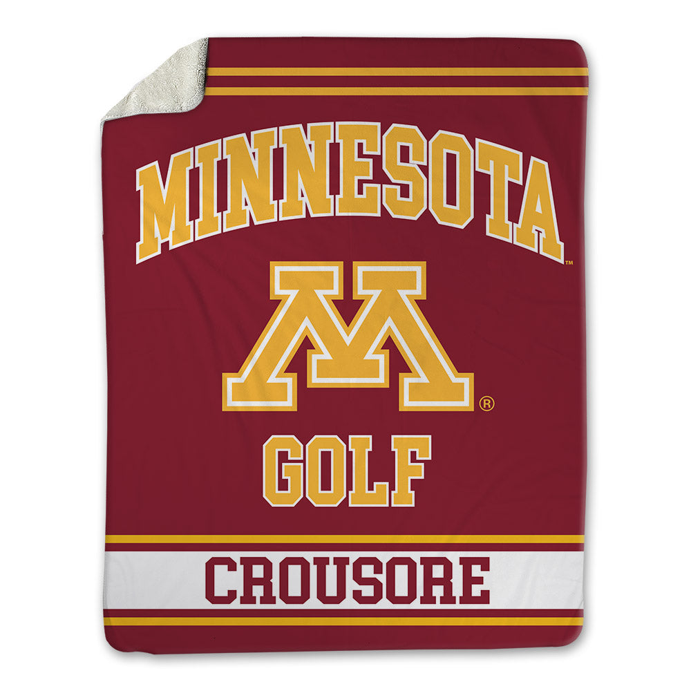 Minnesota - NCAA Men's Golf : Jack Crousore - Blanket-0