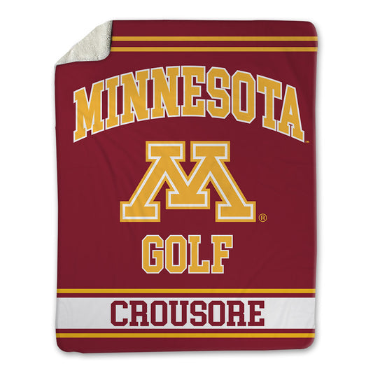 Minnesota - NCAA Men's Golf : Jack Crousore - Blanket-0