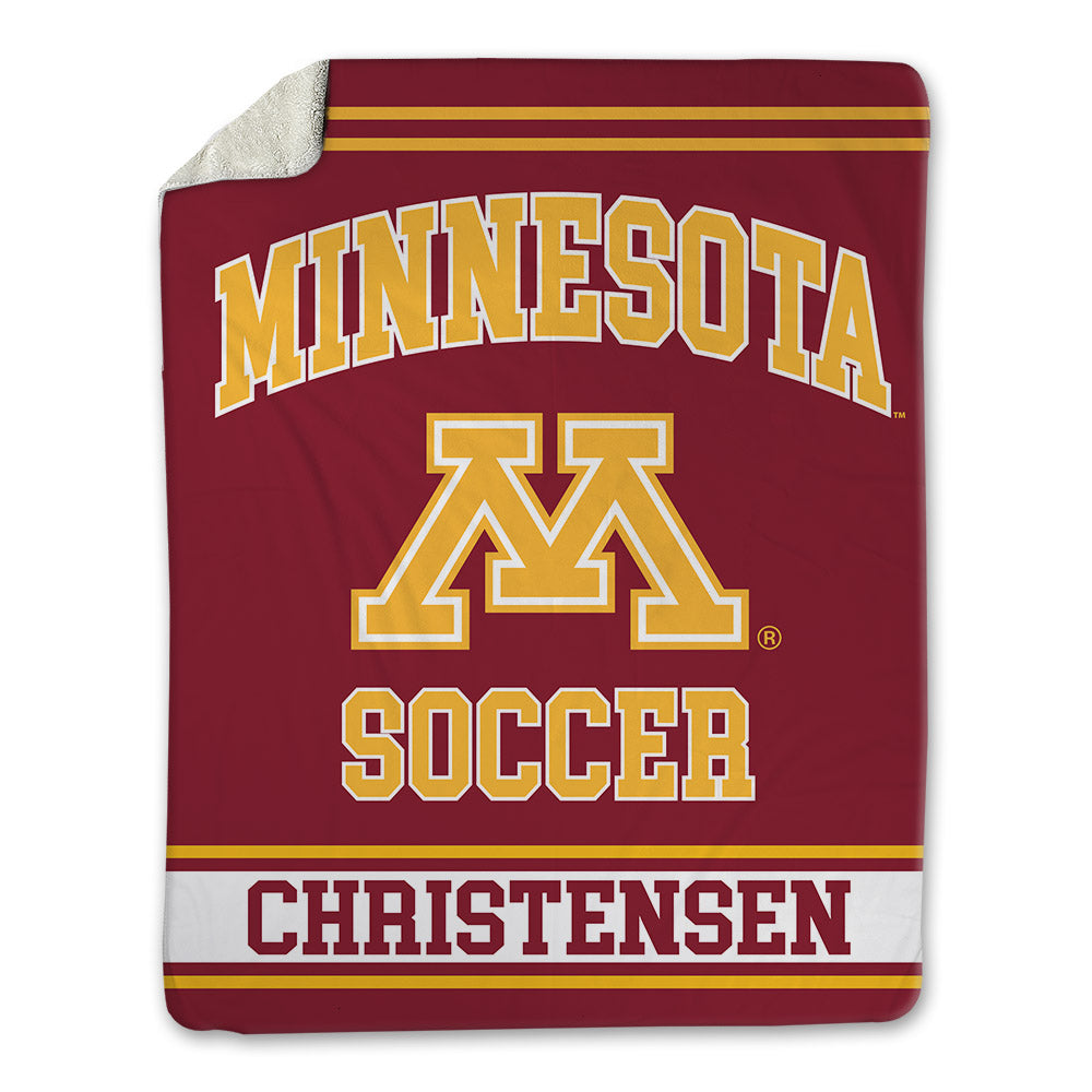 Minnesota - NCAA Women's Soccer : Hailee Christensen - Blanket-0
