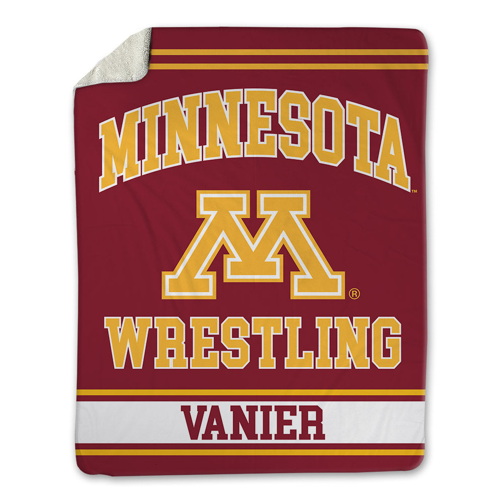 Minnesota - NCAA Wrestling : Charles Vanier - Blanket-0