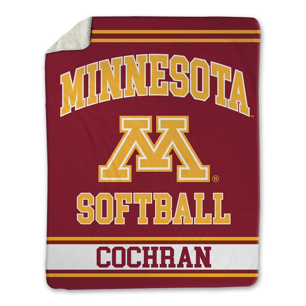 Minnesota - NCAA Softball : Keali Cochran - Blanket-0