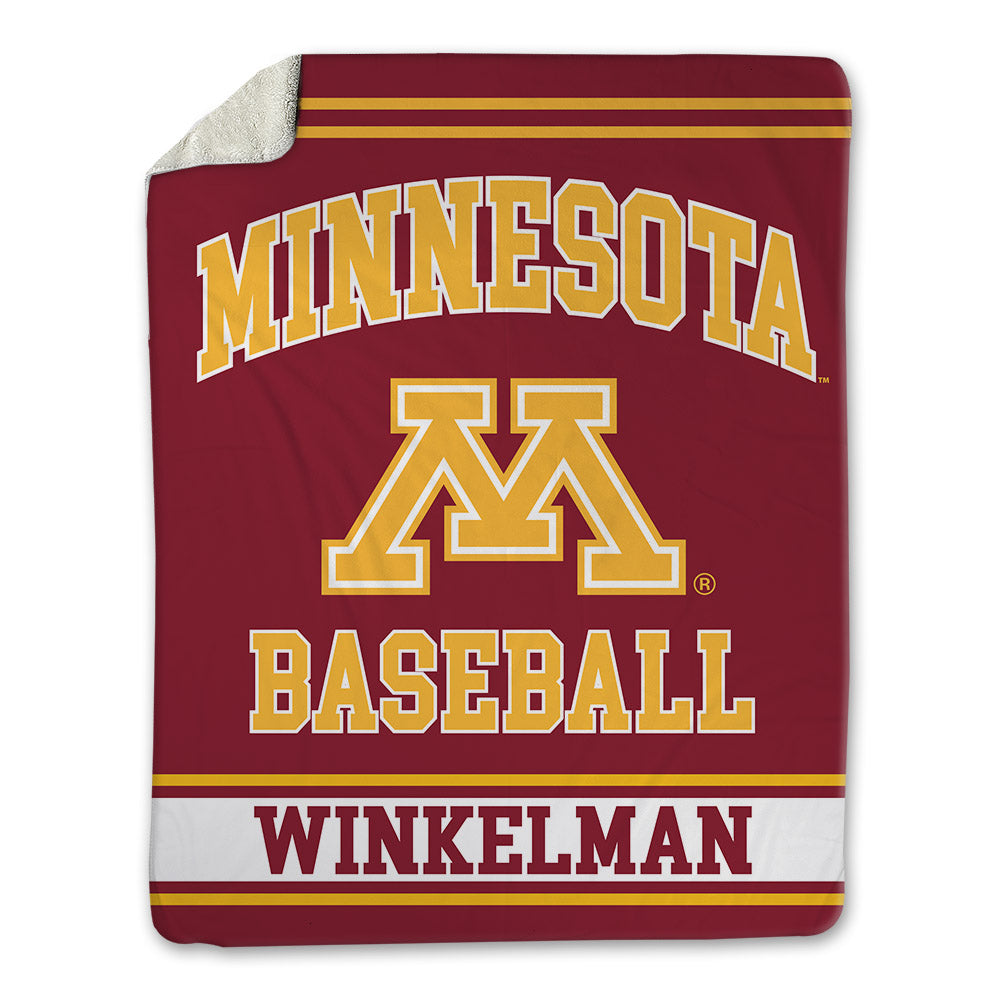 Minnesota - NCAA Baseball : Logan Winkelman - Blanket-0