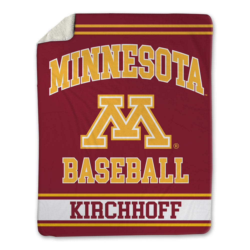 Minnesota - NCAA Baseball : Josh Kirchhoff - Blanket-0
