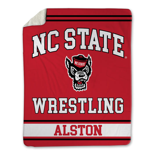 NC State - NCAA Wrestling : Lorenzo Alston - Blanket-0