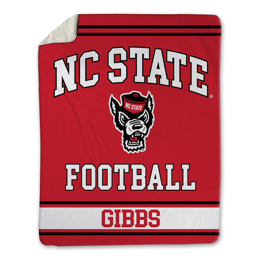 NC State - NCAA Football : Michael Gibbs - Blanket-0