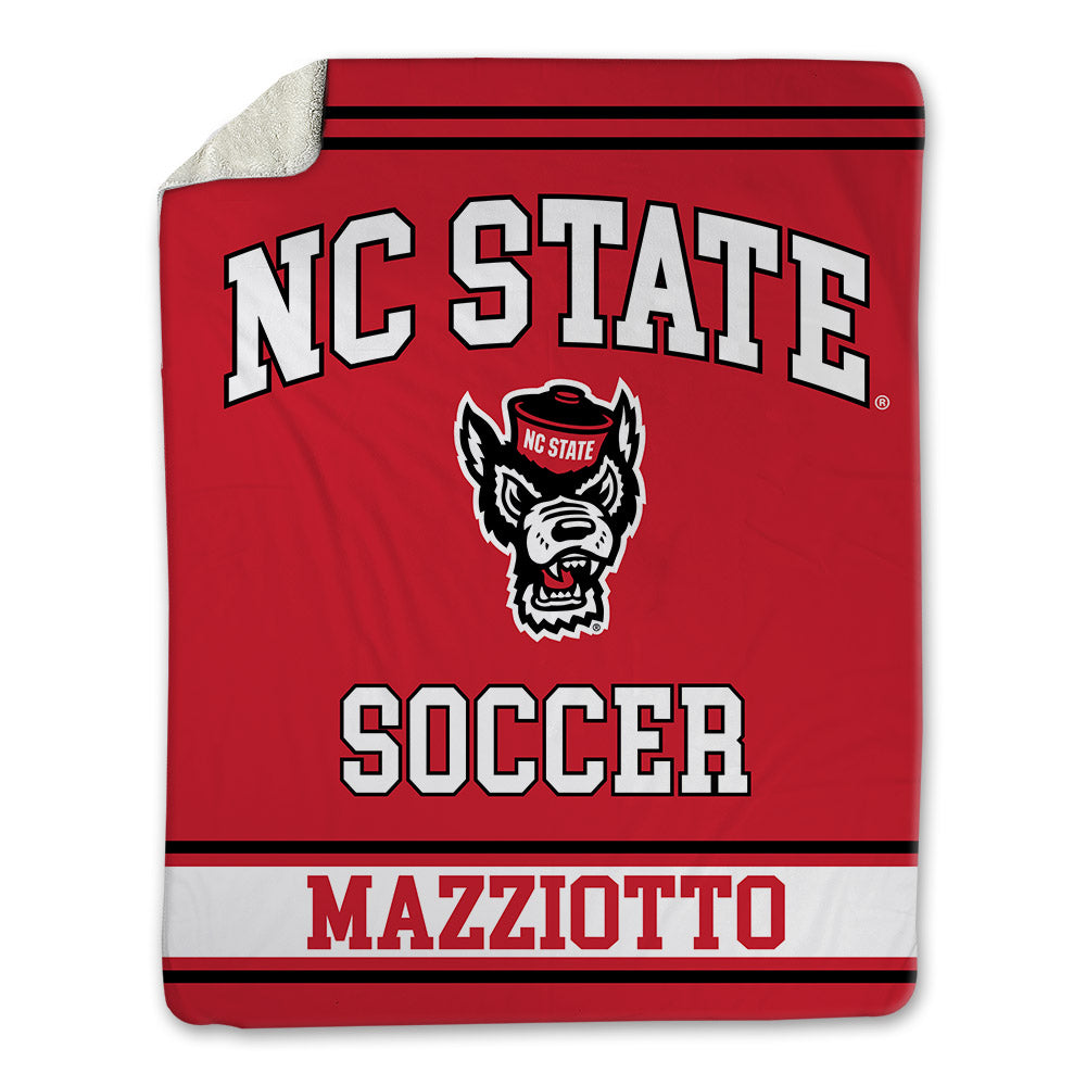 NC State - NCAA Women's Soccer : Antonella Mazziotto - Blanket-0