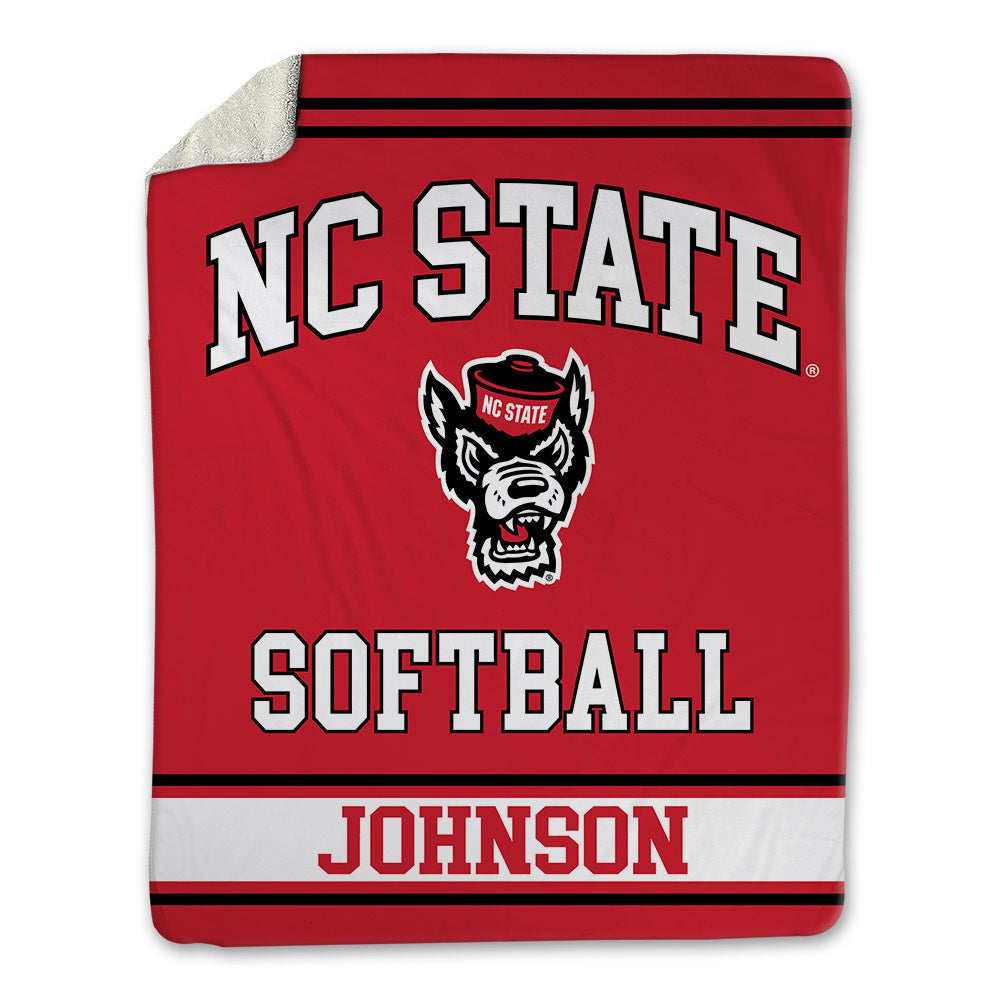 NC State - NCAA Softball : Sarah Johnson - Blanket-0