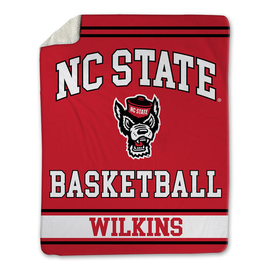 NC State - NCAA Men's Basketball : Zymicah Wilkins - Blanket-0