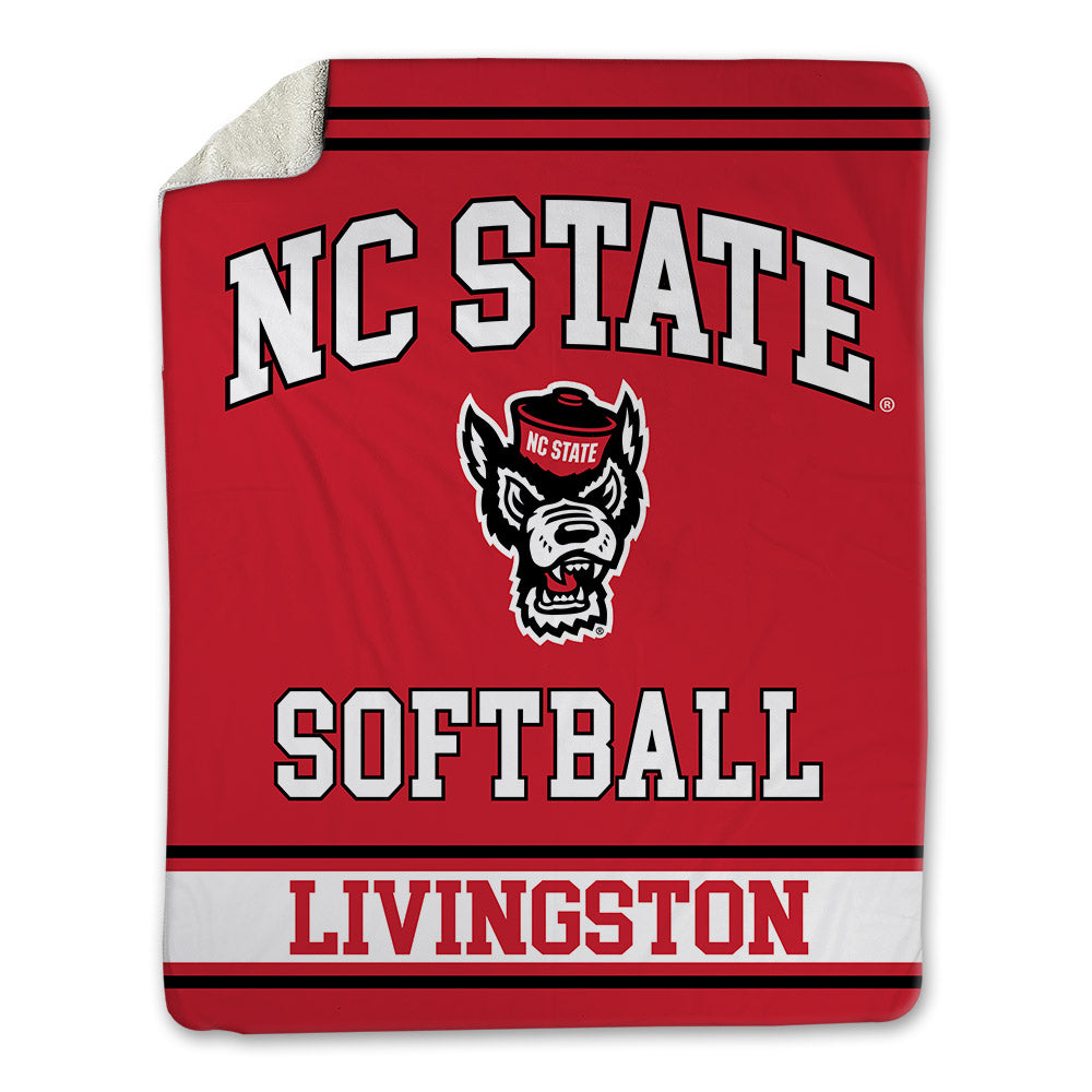 NC State - NCAA Softball : Lily Livingston - Blanket-0