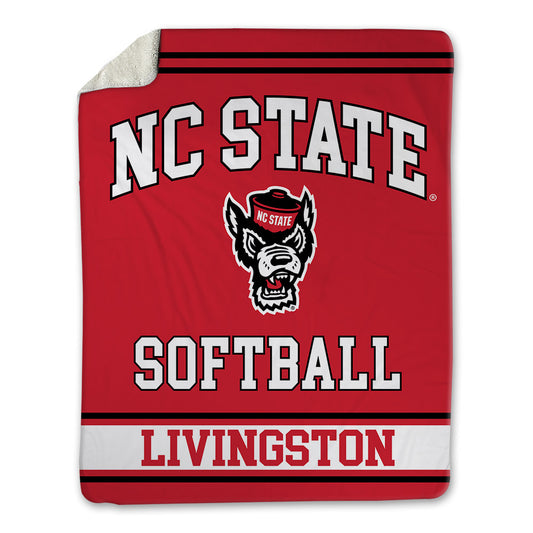 NC State - NCAA Softball : Lily Livingston - Blanket-0