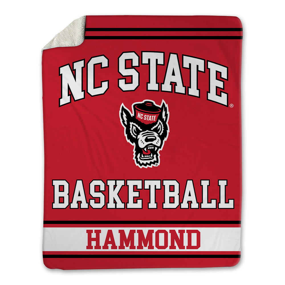 NC State - NCAA Men's Basketball : Christian Hammond - Blanket-0