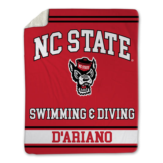 NC State - NCAA Men's Swimming & Diving : Landon D'Ariano - Blanket-0