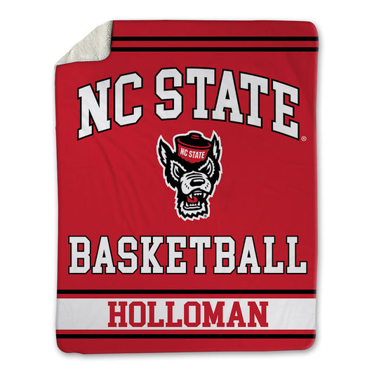 NC State - NCAA Men's Basketball : Tre Holloman - Blanket-0