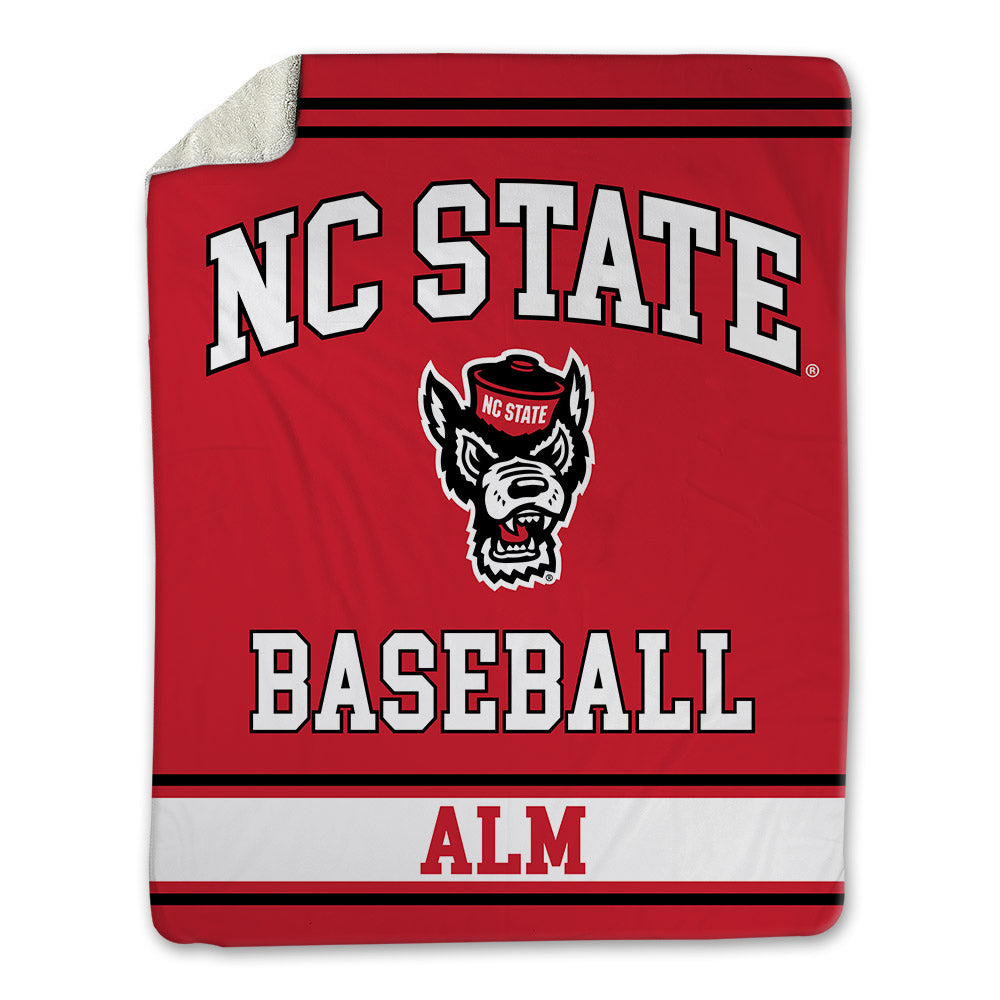 NC State - NCAA Baseball : Gunnar Alm - Blanket-0
