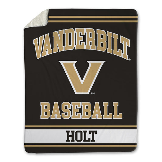 Vanderbilt - NCAA Baseball : Michael Holt - Blanket-0