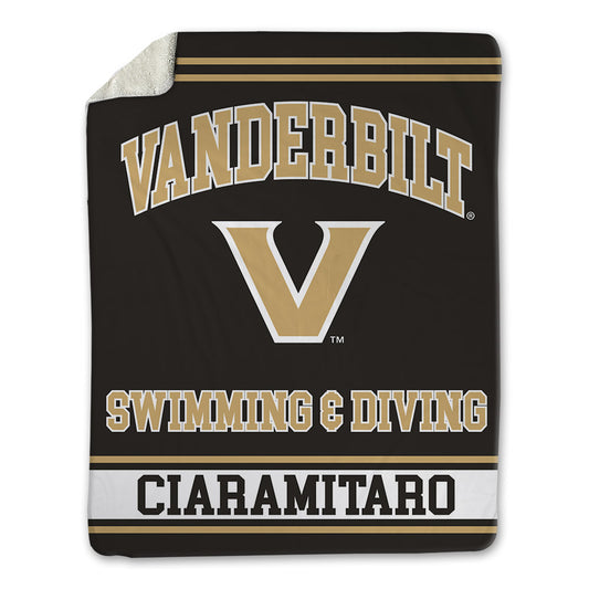 Vanderbilt - NCAA Women's Swimming & Diving : Grace Ciaramitaro - Blanket-0