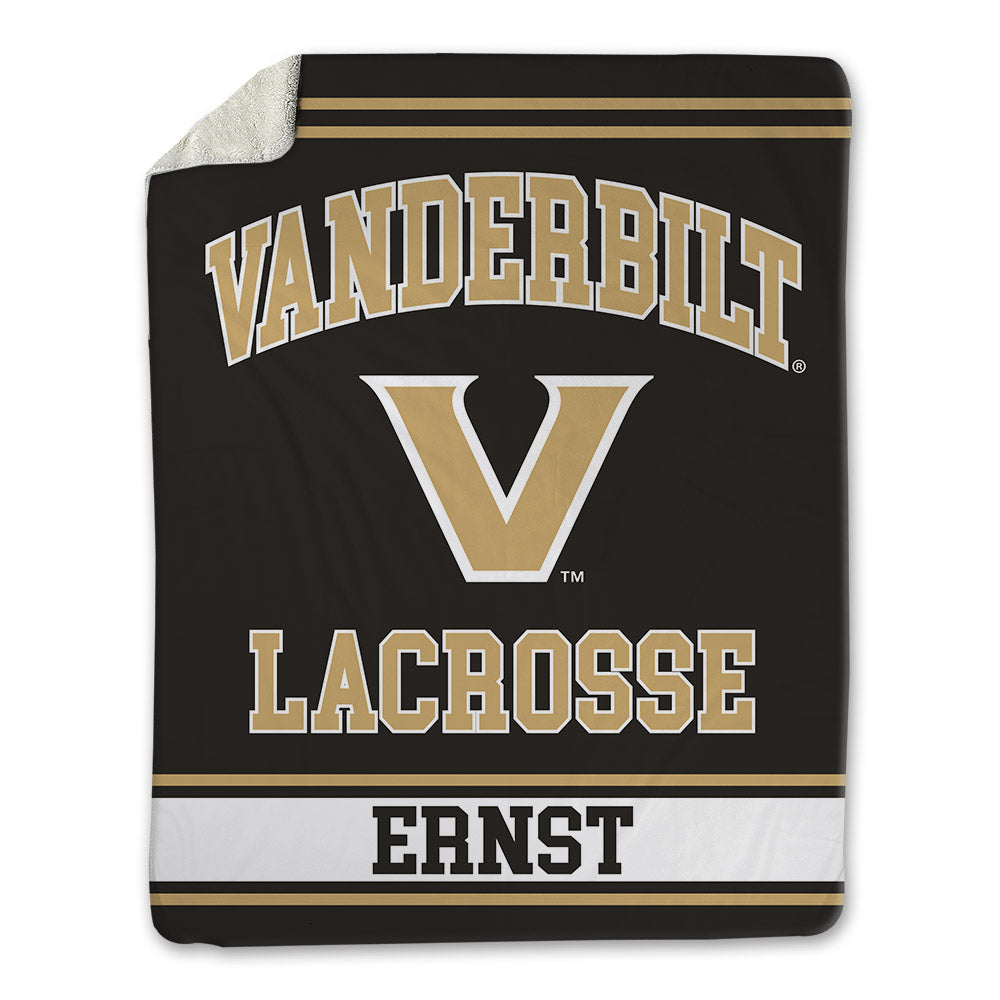Vanderbilt - NCAA Women's Lacrosse : Katherine Ernst - Blanket-0