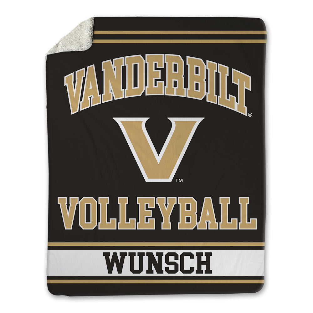 Vanderbilt - NCAA Women's Volleyball : Samantha Wunsch - Blanket-0