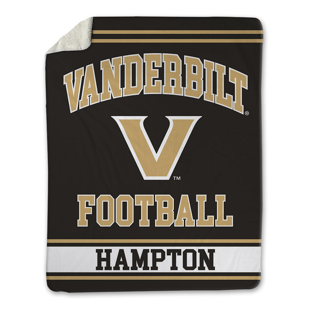 Vanderbilt - NCAA Football : Evan Hampton - Blanket-0