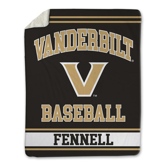 Vanderbilt - NCAA Baseball : Connor Fennell - Blanket-0