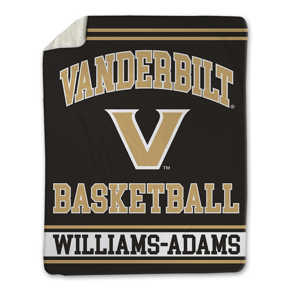 Vanderbilt - NCAA Men's Basketball : Sebastian Williams-Adams - Blanket-0