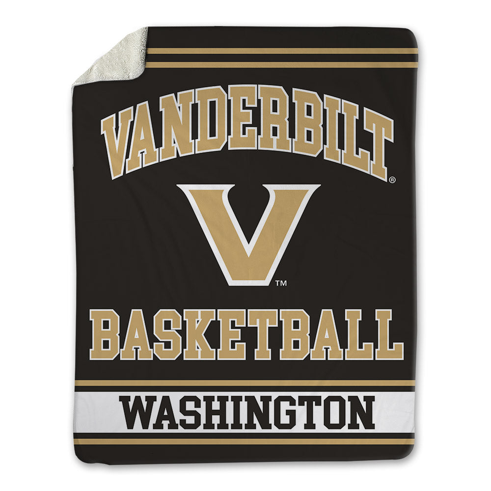 Vanderbilt - NCAA Women's Basketball : Sacha Washington - Blanket-0