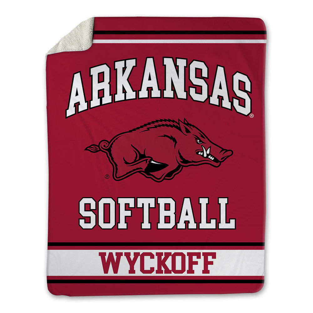 Arkansas - NCAA Softball : Kailey Wyckoff - Blanket-0