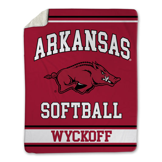 Arkansas - NCAA Softball : Kailey Wyckoff - Blanket-0