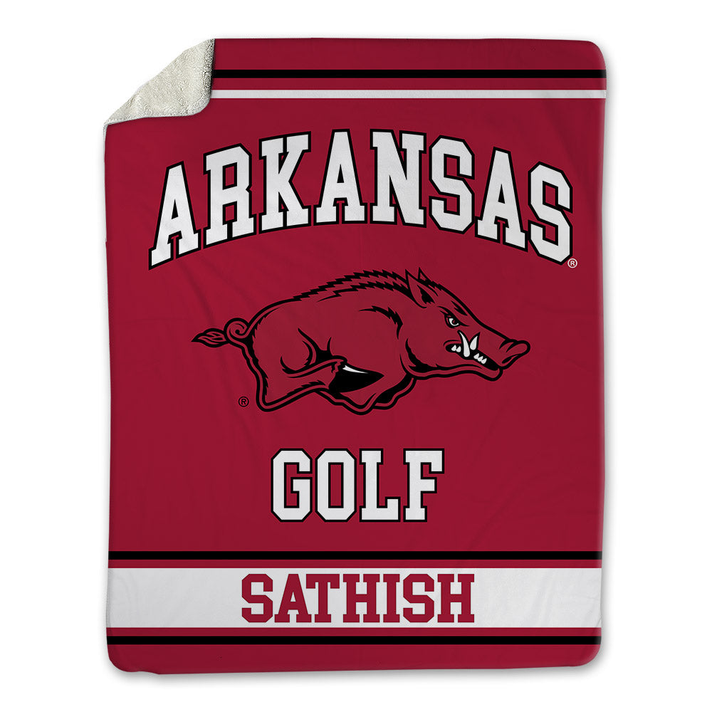 Arkansas - NCAA Women's Golf : Swetha Sathish - Blanket-0