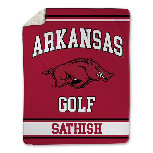 Arkansas - NCAA Women's Golf : Swetha Sathish - Blanket-0