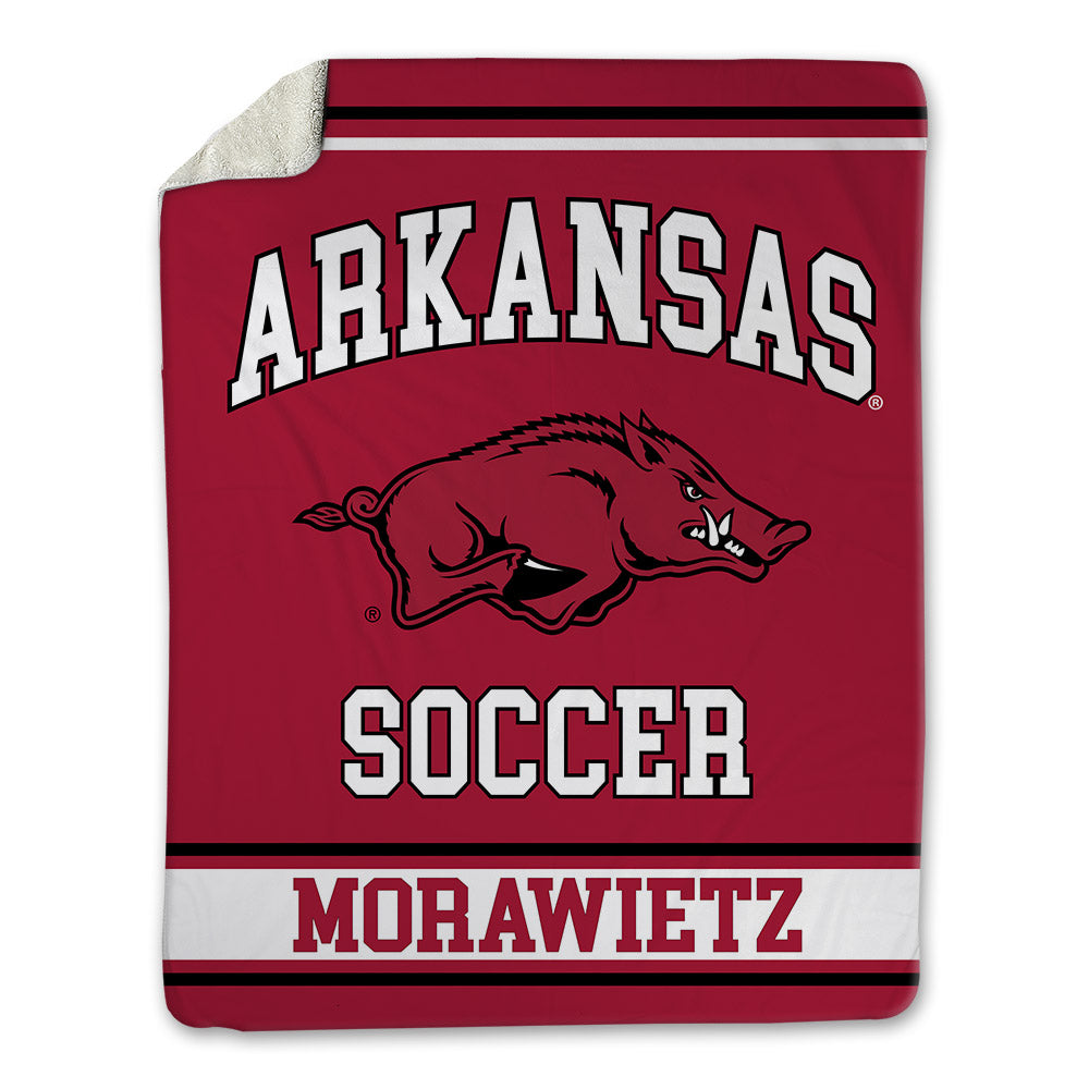 Arkansas - NCAA Women's Soccer : Kayla Morawietz - Blanket-0