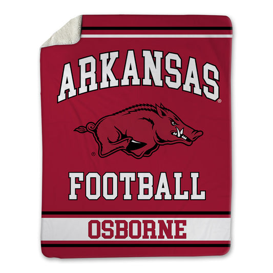 Arkansas - NCAA Football : Hunter Osborne - Blanket-0
