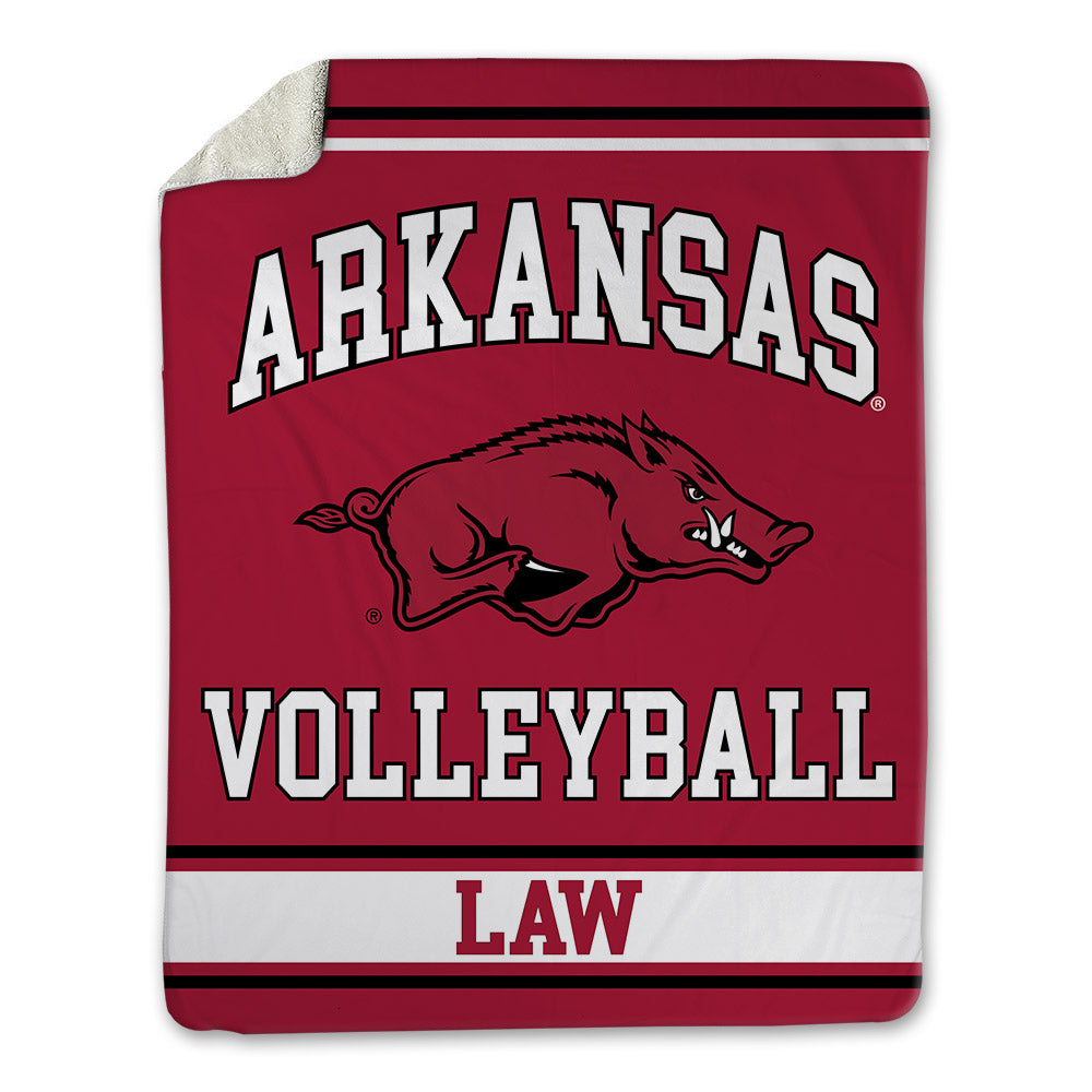 Arkansas - NCAA Women's Volleyball : Elsie Law - Blanket-0