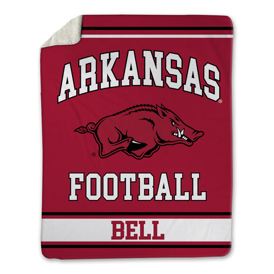 Arkansas - NCAA Football : Caleb Bell - Blanket-0