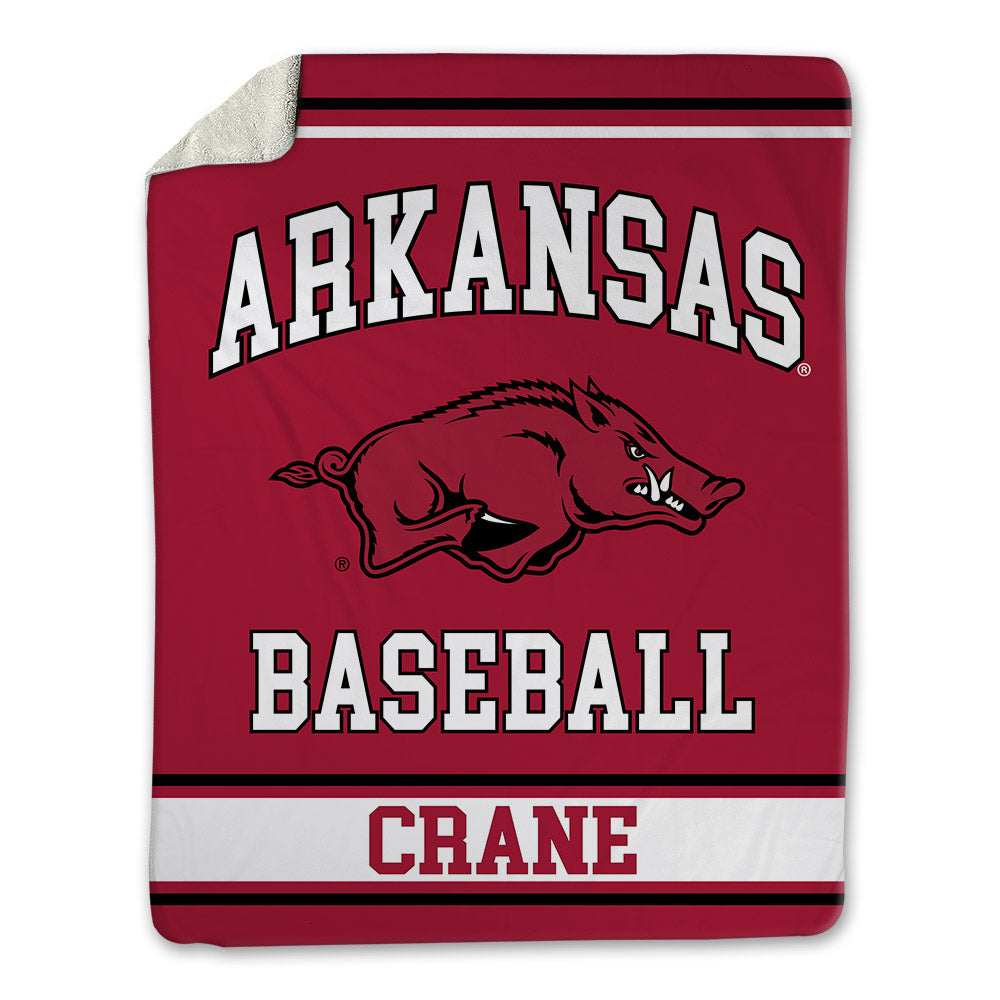 Arkansas - NCAA Baseball : Brody Crane - Blanket-0