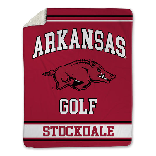 Arkansas - NCAA Men's Golf : Mark Stockdale - Blanket-0