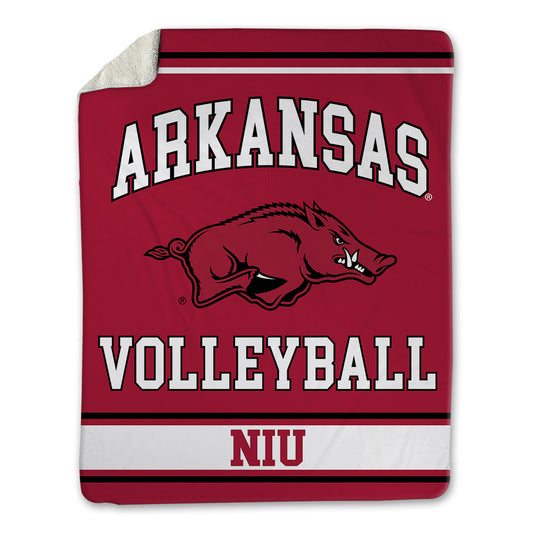 Arkansas - NCAA Women's Volleyball : Livia Niu - Blanket-0